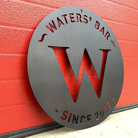 Level Fabricators - CNC Plasma - Bar Sign