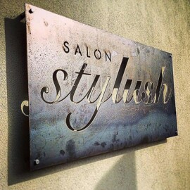 Level Fabricators - CNC Plasma - Metal Salon Sign