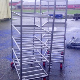 Level Fabricators - Stainless Meat Carts